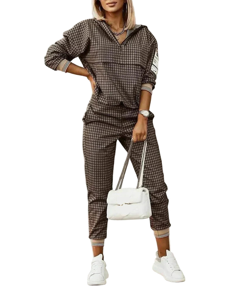 Premiumowy Dres Luksusowy Wygodny Zestaw Domowy Dla Kobiet