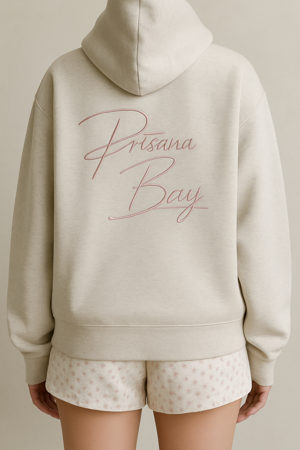 Miękka Oversize Bluza z Kapturem i Kokardką